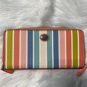Multi-color Coach wallet